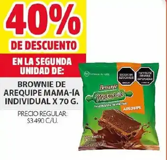 Ara Brownie de Arequipe Mama-ía oferta