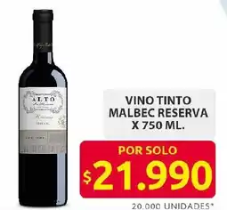 Ara Vino tinto malbec reserva oferta