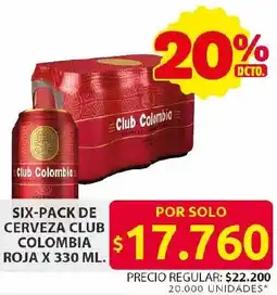 Ara Club colombia six-pack de cerveza roja oferta