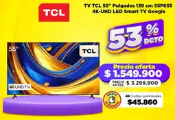 Alkomprar TCL TV 55″ Pulgadas oferta