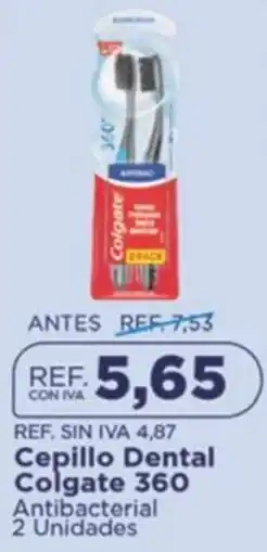 FarmaTodo Colgate 360 cepillo dental antibacterial oferta