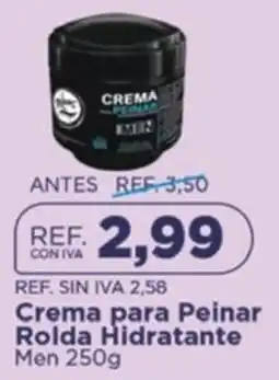 FarmaTodo Crema para peinar rolda hidratante men oferta