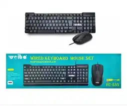 Falabella Combo Teclado Y Mouse Weibo Fc-535 A Prueba De Agua oferta