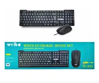 Falabella Combo Teclado Y Mouse Weibo Fc-535 A Prueba De Agua oferta