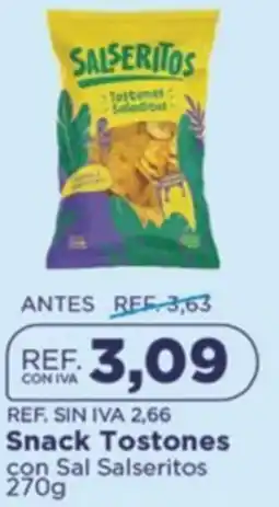FarmaTodo Salseritos snack tostones con sal oferta