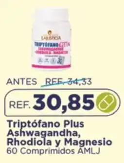 FarmaTodo Triptofano plus ashwagandha, rhodiola y magnesio oferta