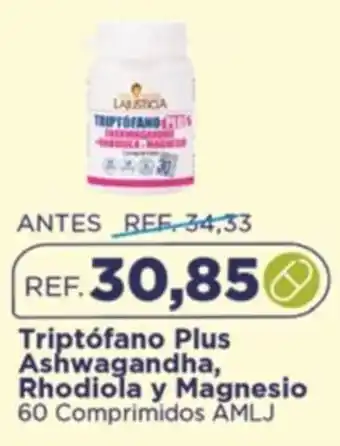 FarmaTodo Triptofano plus ashwagandha, rhodiola y magnesio oferta
