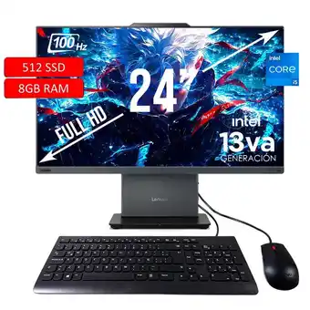 Falabella ThinkCentre Neo 50a 24 Gen 5 Intel Core I5 13420H SSD 256GB 8GB 23.8" FHD oferta
