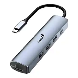 Falabella HUB TIPO C UH545 1 PUERTO LAN 3.0 + 3 PUERTOS SUB + USB TIPO C oferta