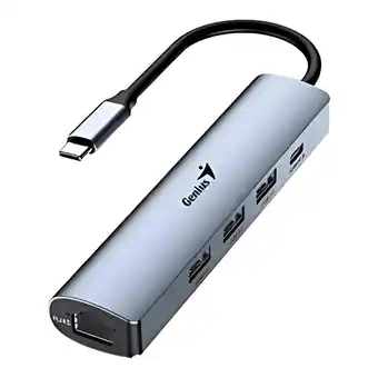 Falabella HUB TIPO C UH545 1 PUERTO LAN 3.0 + 3 PUERTOS SUB + USB TIPO C oferta