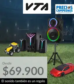 Homecenter El sonido también es un regalo oferta