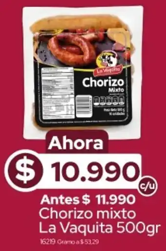 La Vaquita Supermercados Chorizo mixto la vaquita oferta