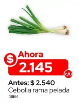 La Vaquita Supermercados Cebolla rama pelada oferta