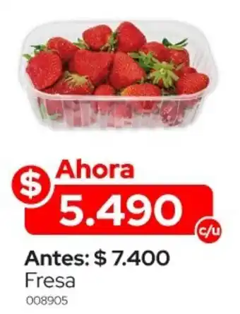 La Vaquita Supermercados Fresa oferta