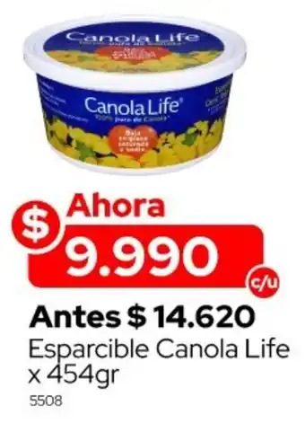 La Vaquita Supermercados Canola life esparcible oferta