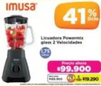 Alkomprar Imusa licuadora powermix glass 2 velocidades oferta