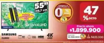 Alkomprar Samsung crystal 55" oferta