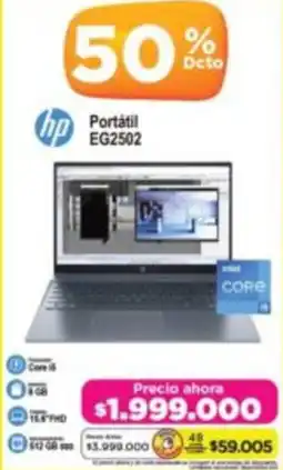 Alkomprar Hp portátil EG2502 oferta