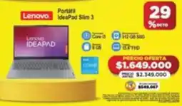 Alkomprar Lenovo portátil ideapad slim 3 oferta