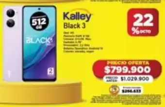Alkomprar Kalley black 3 oferta