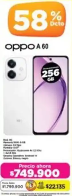 Alkomprar Oppo A 60 oferta