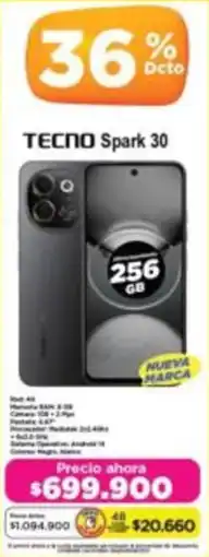 Alkomprar Tecno spark 30 oferta