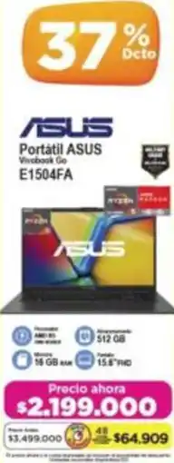 Alkomprar Asus portátil vivobook Go oferta