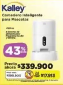 Alkomprar Kalley comedero inteligente para mascotas oferta