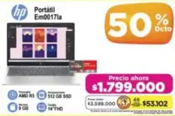 Alkomprar Hp portátil Em0017la oferta