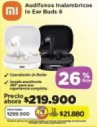 Alkomprar Audifonos inalambricos in ear buds 6 oferta
