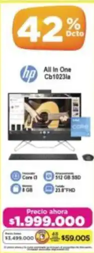 Alkomprar Hp all in one oferta