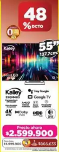 Alkomprar Kaley tv 55" oferta