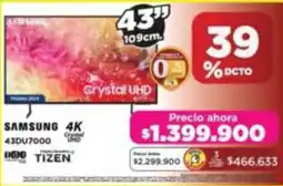 Alkomprar Samsung tv 43" oferta