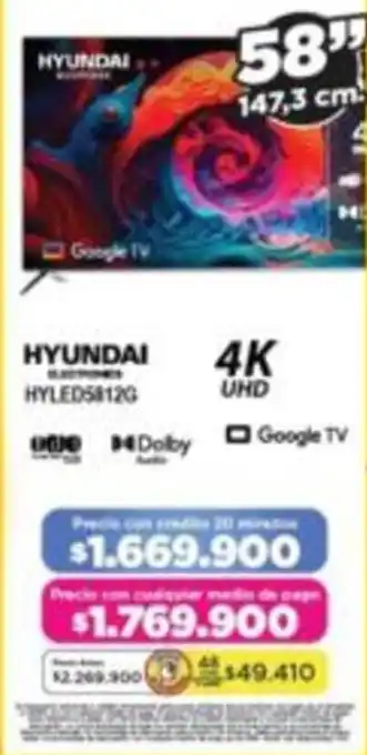 Alkomprar Hyundai tv 58" oferta