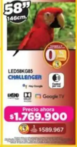 Alkomprar Challenger google tv 58" oferta