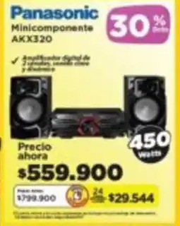 Alkomprar Panasonic minicomponente oferta