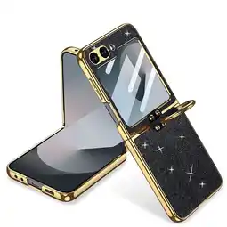 Falabella Estuche Gkk Leather Escarchado para Samsung Z Flip 6 Negro oferta