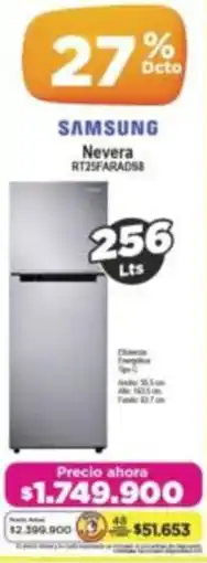 Alkomprar Samsung nevera RT25FARADS8 oferta