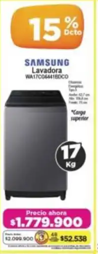 Alkomprar Samsung lavadora WA17C0644180C0 oferta