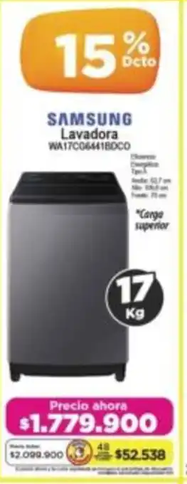 Alkomprar Samsung lavadora WA17C0644180C0 oferta