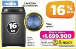 Alkomprar Mabe lavadora LMA6120WDOAB oferta