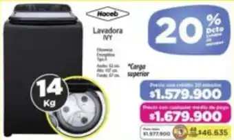 Alkomprar Haceb lavadora oferta