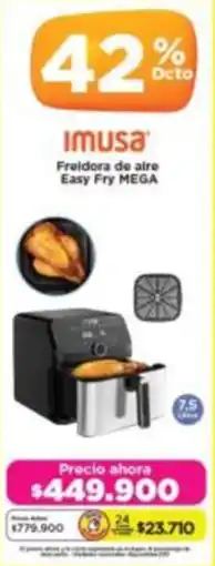 Alkomprar Imusa freidora de aire easy fry mega oferta