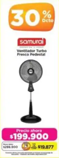 Alkomprar Samurai ventilador turbo fresco pedestal oferta