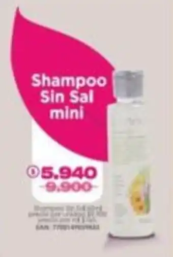 Alkomprar Sin sal mini shampoo oferta