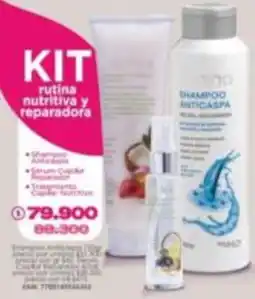 Alkomprar Kit rutina nutritiva y reparadora shampoo anticaspa oferta