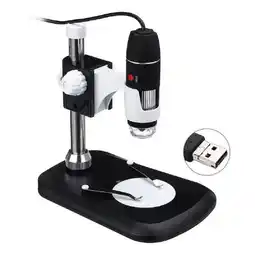 Falabella Microscopio 1600x Con Base Capilografo Usb Led oferta