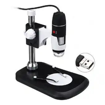 Falabella Microscopio 1600x Con Base Capilografo Usb Led oferta