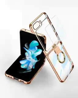 Falabella Funda GKK Phantom Anillo Compatible con Sam Z Flip5 Dorado oferta