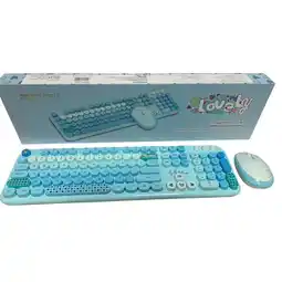 Falabella Combo Inalámbrico Teclado Y Mouse Mofii Lovely Silencioso Color Azul oferta